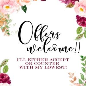 Offers welcome!! 🎊